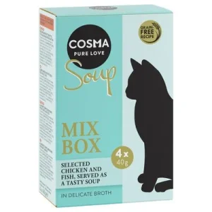 Cosma Soup 4 x 40 g - Pack de prueba mixto Mix 1 (4 variedades)