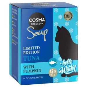 Cosma Soup Atún con calabaza - Edición de invierno 12 x 40 g