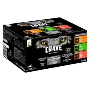 Crave Adult 6 x 400 g para perros Pack mixto - 3 variantes