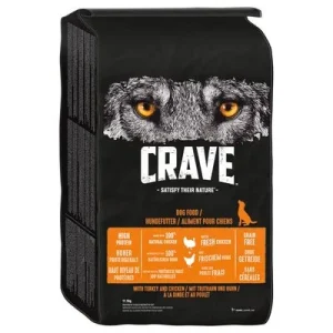 Crave Adult con pavo y pollo pienso para perros 11,5 kg