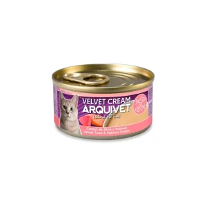 Crema de Atún y Salmón – Velvet Cream de Arquivet para Gato