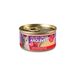 Crema de Atún y Ternera – Velvet Cream de Arquivet para Gato