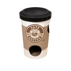 Cueva TIAKI Starcats Coffee para gatos 47 x 75 cm (diámetro x Al)