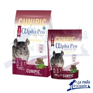 CUNIPIC Alpha Pro Chinchilla 500g; 1,75kg ó Pack Ahorro 2×1,75kg