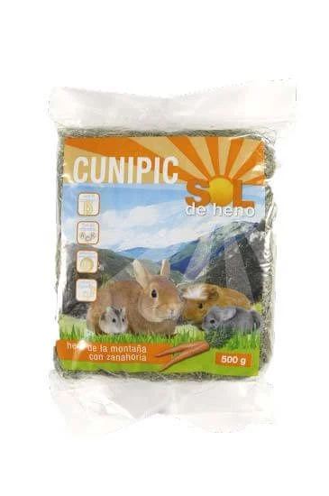 CUNIPIC Sol De Heno Con Zanahoria Premium 500gr