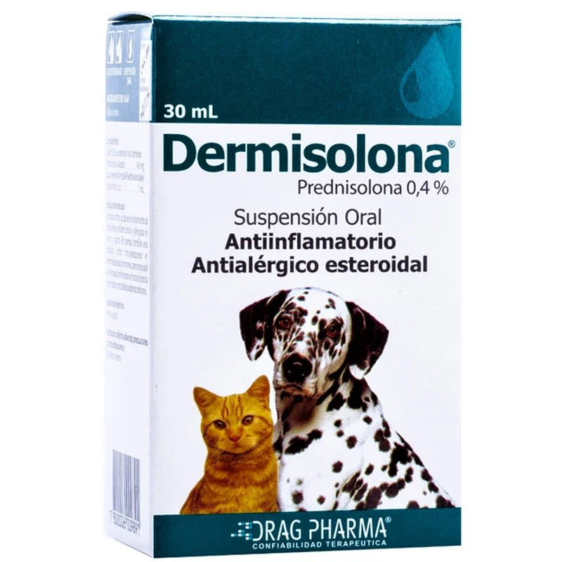 Dermisolona – Apoyo Antiinflamatorio y Antialérgico Oral para Perros y Gatos (30 mL) - Image 2