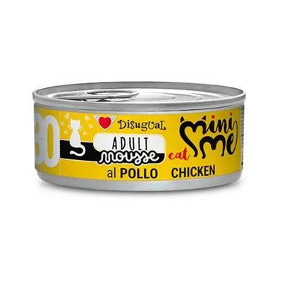 Disugual Mini-Me Mousse para gatos 12 x 85 g Pollo