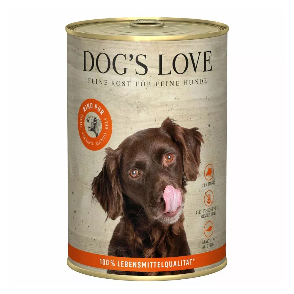 Dog’s Love Vacuno Puro 400 gr