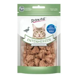 Dokas Corazones de pato liofilizados para gatos 15 g
