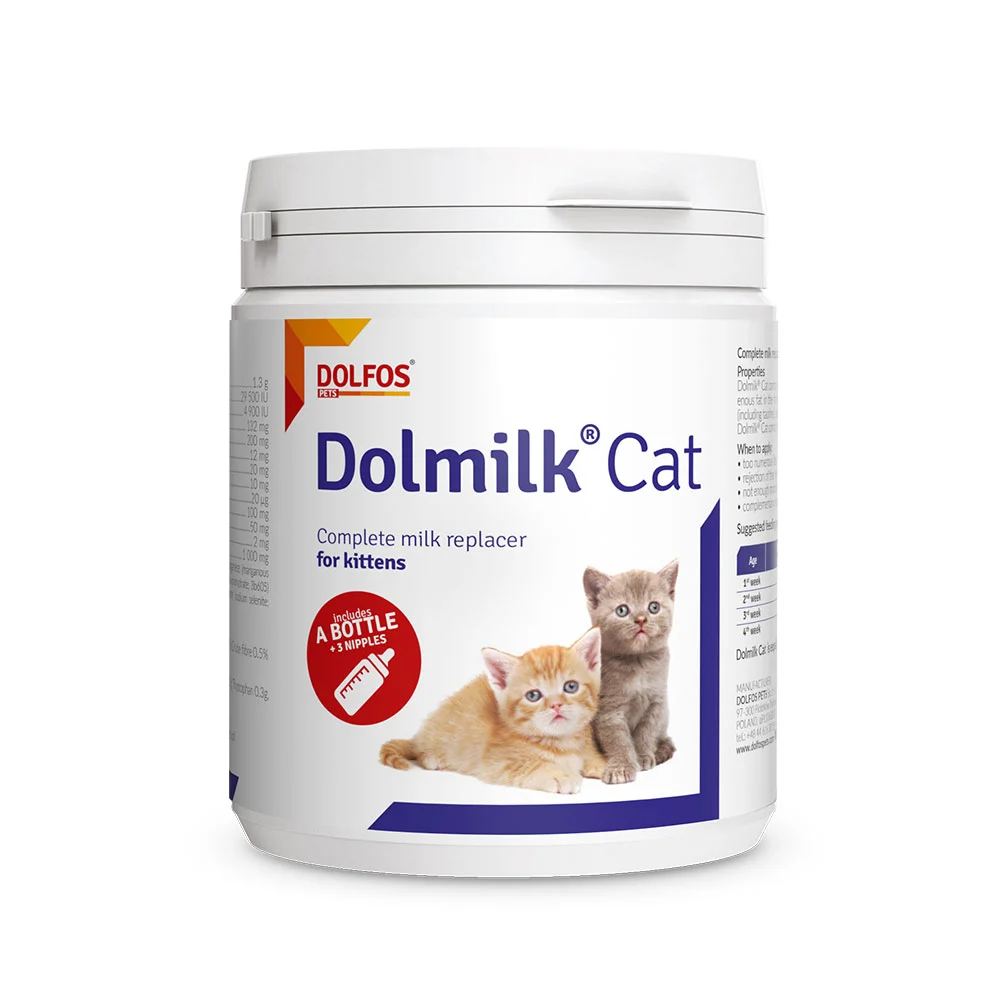 Dolmilk Cat leche para gatitos 200 g (con biberón)