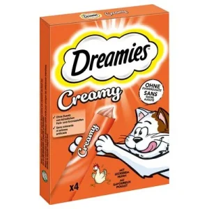 Dreamies Creamy Snacks Pollo (4 x 10 g)