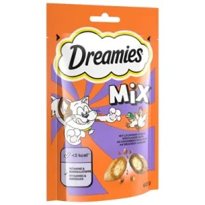 Dreamies snacks para gatos pack mixto Pollo y pato (60 g)