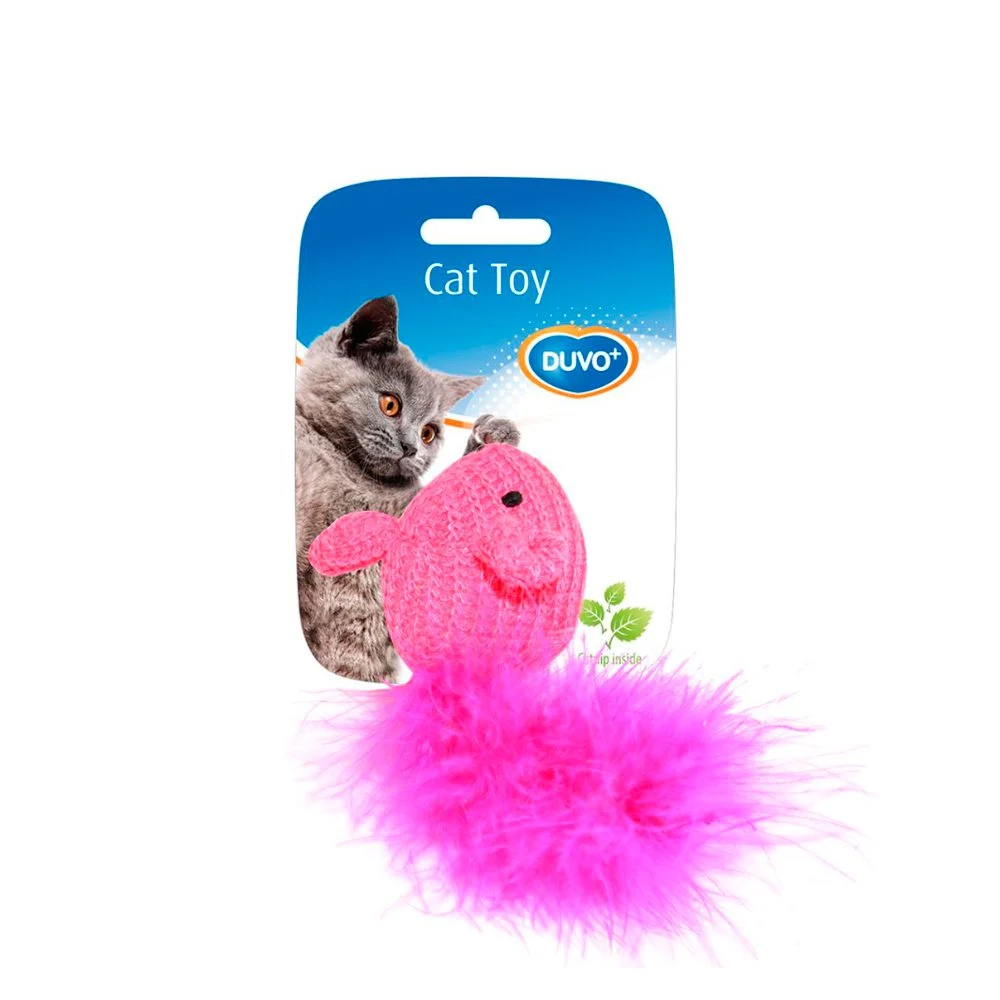 Duvo Cat Toy Ratón de lana