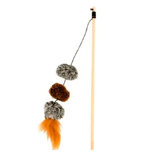 Duvo Juguete Gato Caña Pompom