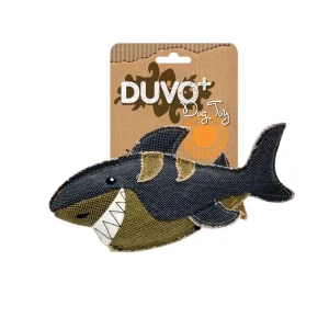 DUVO Juguete Tiburón de Lona Perro