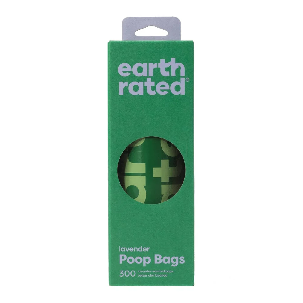 Earth Rated maxi rollo de bolsitas lavanda 300 uds