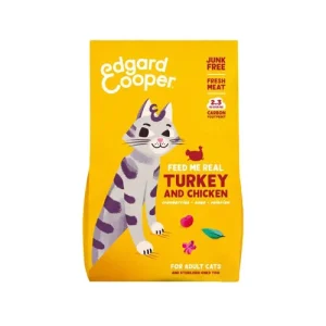 Edgard & Cooper Adult Cat - Pavo y Pollo de Corral - Croquetas