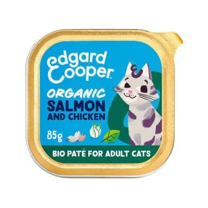 Edgard & Cooper Adult Cat - Orgánico - Salmón y Pollo - Paté