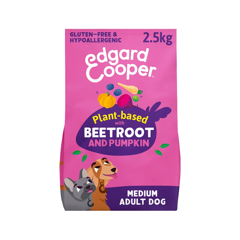 Edgard & Cooper Adult Plant Based Pienso para Perros - Remolacha Roja y Calabaza - Image 2