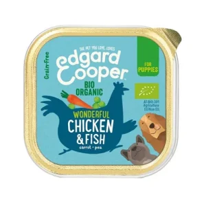 Edgard & Cooper Biológico Cachorro - Pollo y Pescado - Tarrina