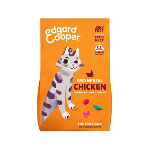 Edgard & Cooper Gato Adulto - Pollo de Corral - Croquetas