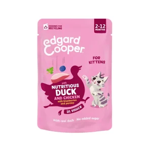 Edgard & Cooper Kitten - Pato & Pollo en Salsa