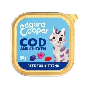 Edgard & Cooper Kitten - MSC-Bacalao y Pollo de Corral - Paté