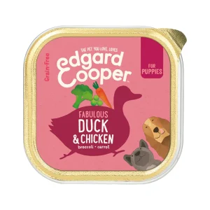 Edgard & Cooper Puppy - Pato y Pollo - Tarrina