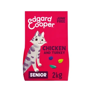 Edgard & Cooper Senior Cat - Pollo y Pavo de Corral - Pienso