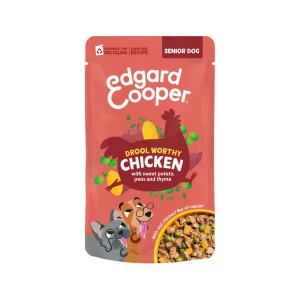 Edgard & Cooper Senior - Drool Worthy Pollo - Comida Húmeda Sobres