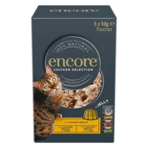Encore en gelatina en bolsitas 20 x 50 g para gatos - Pack ahorro mixto