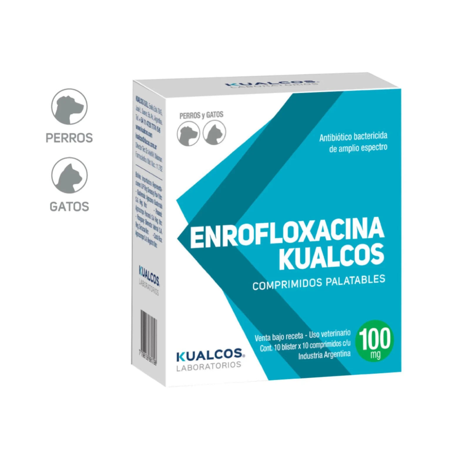 ENROFLOXACINA KUALCOS 100 MG
