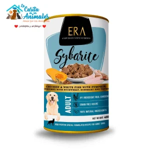 ERA comida Húmeda para perros de Pollo y Pescado Blanco con Calabaza 400g (1 lata ó Pack Ahorro)