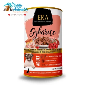 ERA Comida Húmeda para Perros de Ternera, Cerdo y Pollo con Jabalí 400g (1lata ó Pack Ahorro)