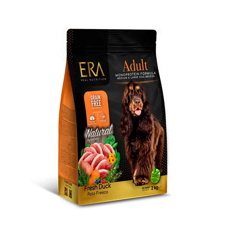 ERA Grain-Free Monoproteico de Pato para Perros Adultos de Razas Medianas y Grandes 2kg