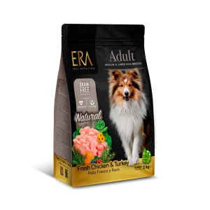 ERA Grain-Free Pollo y Pavo para Perros Adultos de Razas Medianas y Grandes 2kg
