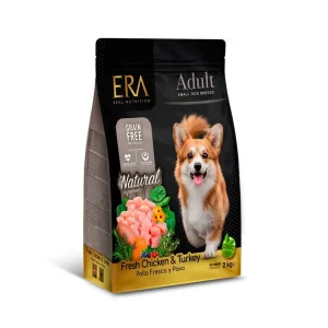 ERA Grain-Free Pollo y Pavo para Perros Adultos de Razas Pequeñas 2kg