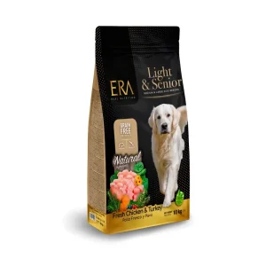 ERA Grain-Free Senior Light Pollo y Pavo para Perros Medianos y Grandes 10kg