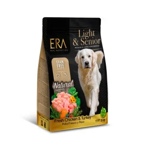 ERA Grain-Free Senior Light Pollo y Pavo para Perros Medianos y Grandes 2kg