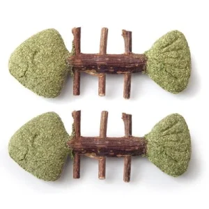 Espina de pescado Aumüller juguete para gatos 2 unidades