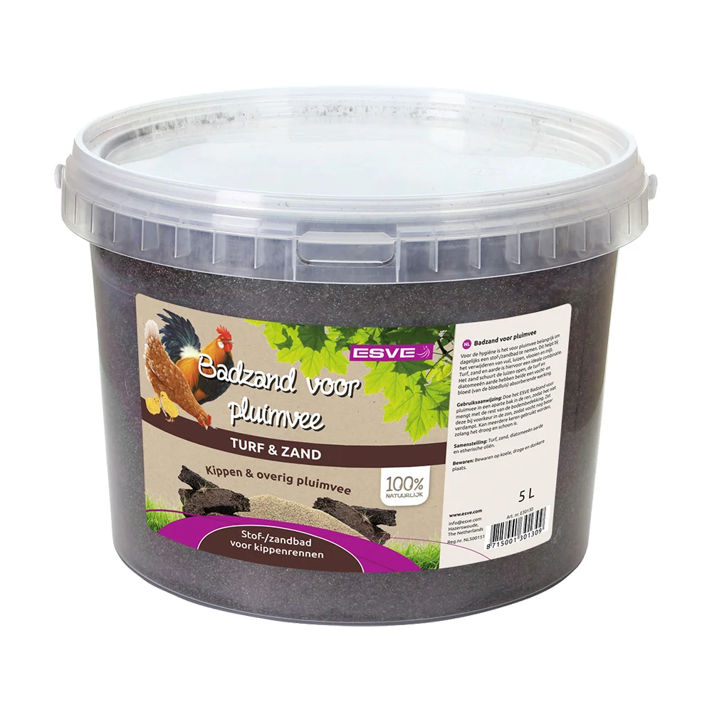 Esve Arena de Baño para Aves de Corral