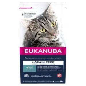 Eukanuba Adult Grain Free Rico en Salmón 2 kg