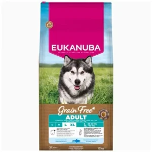 Eukanuba Grain Free Adult Large & Giant Breed pescado de mar 12 kg