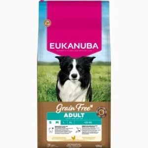 Eukanuba Grain Free Adult Small & Medium con pollo 12 kg