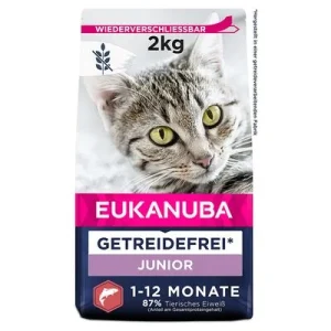 Eukanuba Kitten Grain Free Rico en Salmón