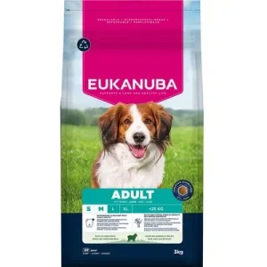 Eukanuba Premium Nutrition Adult Small & Medium Breed cordero y arroz 3 kg