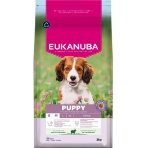 Eukanuba Premium Nutrition Puppy Small & Medium Breed cordero y arroz 3 kg
