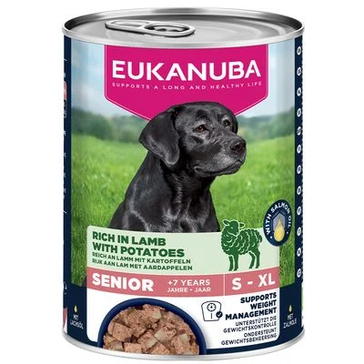 Eukanuba Senior rico en cordero con patata 6 x 400 g