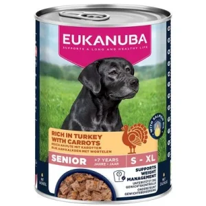 Eukanuba Senior Rico en pavo con zanahorias 6 x 400 g