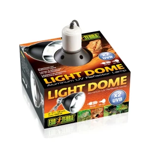 Exo Terra Light Dome Portalámparas de Aluminio Reflectante de UV